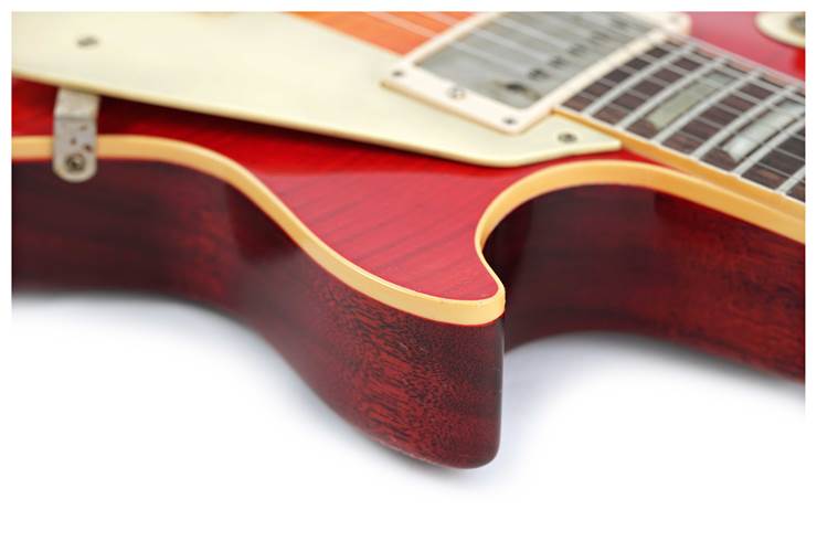 Gibson Custom Shop 59 Les Paul Standard Made 2 Measure Wide Tomato Burst Murphy Lab Heavy Aged #04319 Gibson Custom Shop 59 Les Paul Standard Made 2 Measure Wide Tomato Burst Murphy Lab Heavy Aged #04319