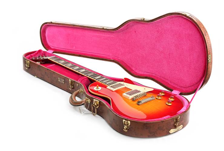 Gibson Custom Shop 59 Les Paul Standard Made 2 Measure Wide Tomato Burst Murphy Lab Heavy Aged #04319 Gibson Custom Shop 59 Les Paul Standard Made 2 Measure Wide Tomato Burst Murphy Lab Heavy Aged #04319