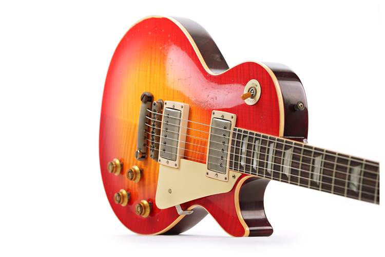 Gibson Custom Shop 59 Les Paul Standard Made 2 Measure Wide Tomato Burst Murphy Lab Heavy Aged #04316 Gibson Custom Shop 59 Les Paul Standard Made 2 Measure Wide Tomato Burst Murphy Lab Heavy Aged #04316
