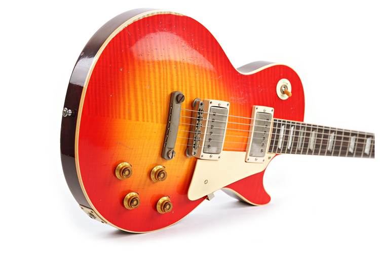 Gibson Custom Shop 59 Les Paul Standard Made 2 Measure Wide Tomato Burst Murphy Lab Heavy Aged #04316 Gibson Custom Shop 59 Les Paul Standard Made 2 Measure Wide Tomato Burst Murphy Lab Heavy Aged #04316