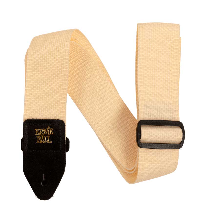 Ernie Ball Polypro Cream and Black Guitar Strap