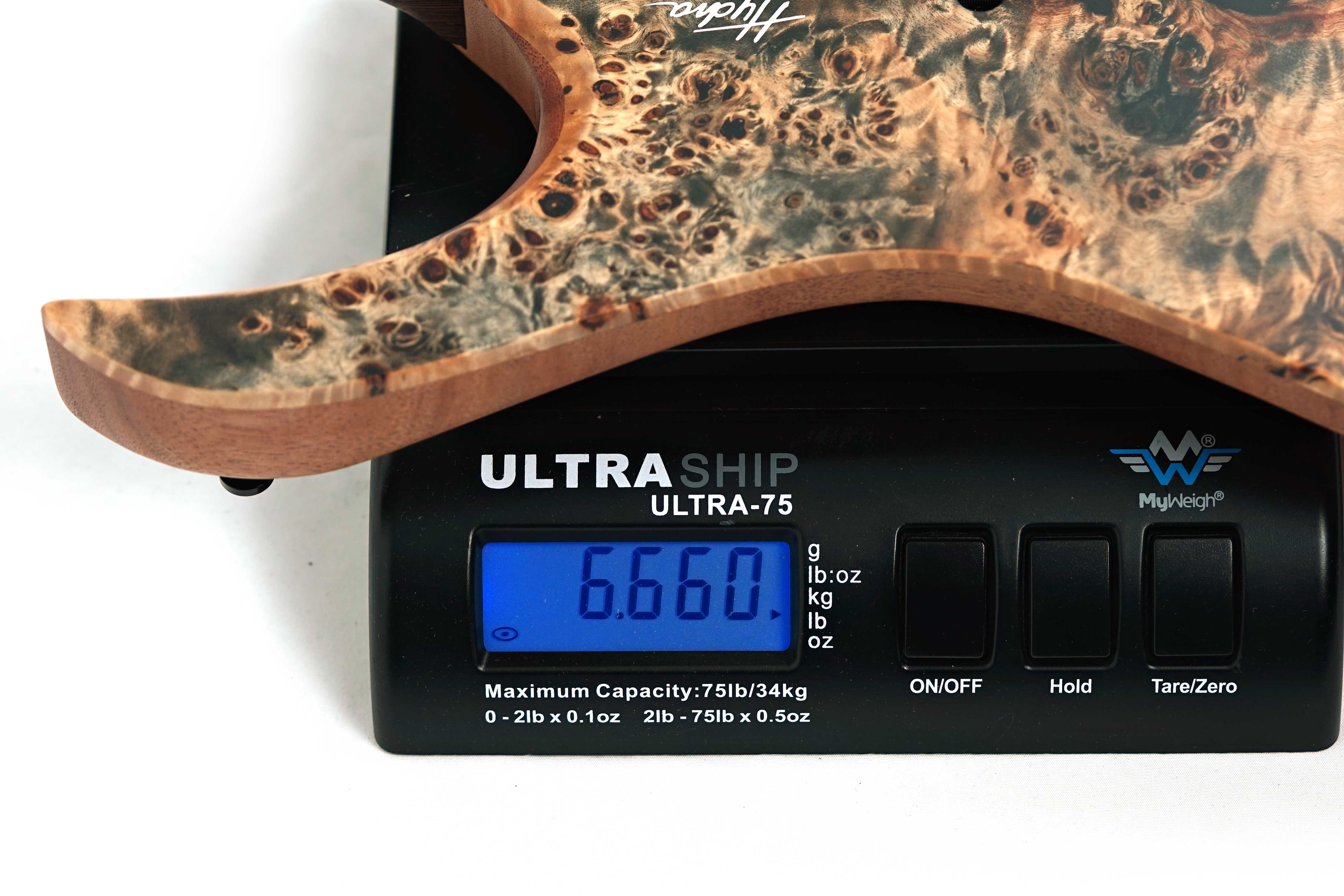 Mayones Hydra Elite 6 VF V-Fretboard Eye Poplar 3A Trans Graphite Satine #HF0000756