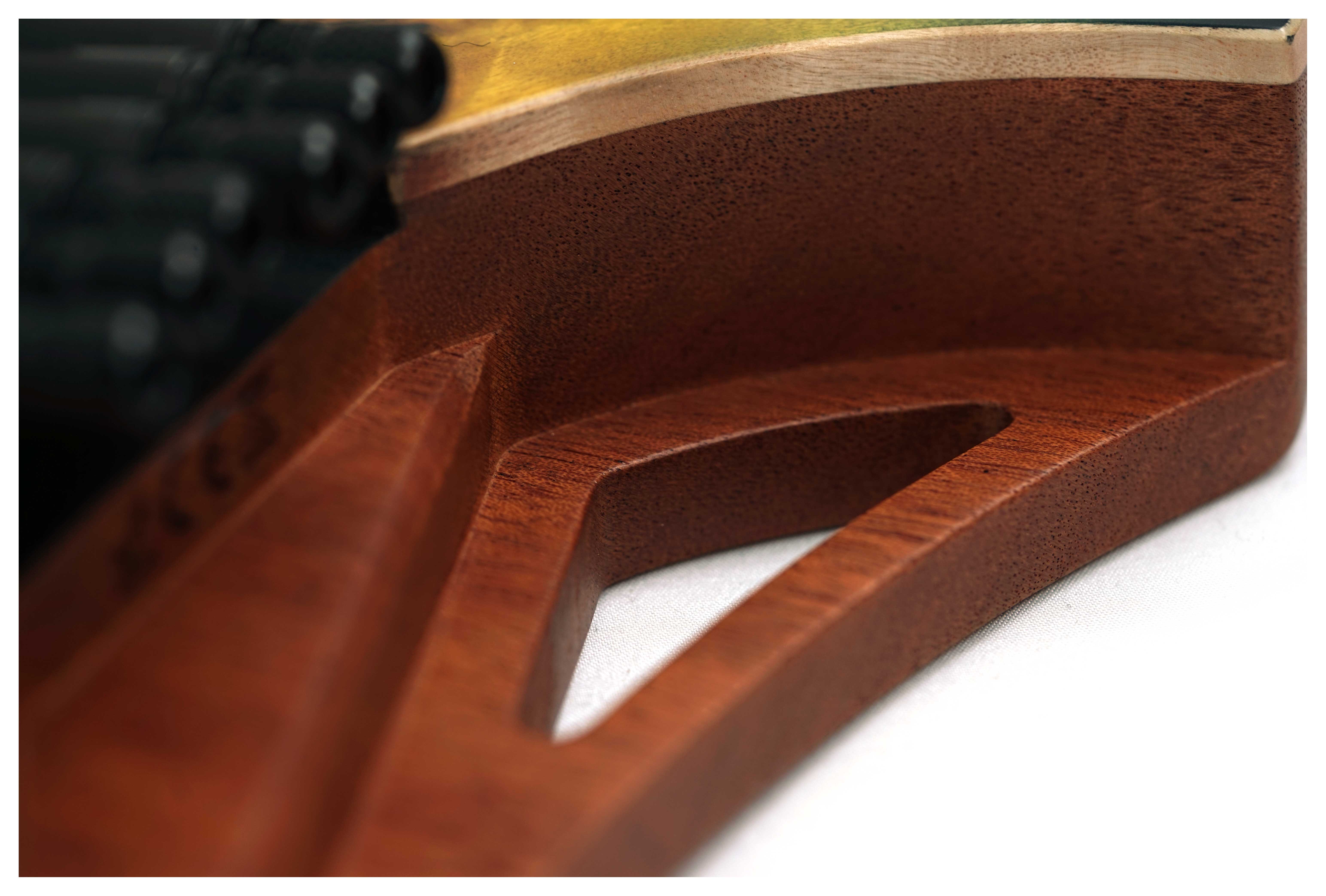 Mayones Hydra Elite 6 Eye Poplar 4A Custom Nuclear Burst Satin Black Hardware #HF0000759