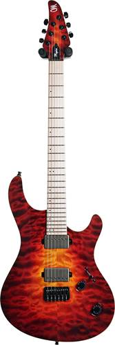 Mayones Regius 6, Quilt Maple 3A, Lava Burst Gloss, Black Limba Body #RF2409978 Mayones Regius 6, Quilt Maple 3A, Lava Burst Gloss, Black Limba Body #RF2409978