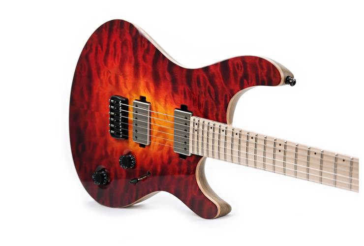 Mayones Regius 6, Quilt Maple 3A, Lava Burst Gloss, Black Limba Body #RF2409978 Mayones Regius 6, Quilt Maple 3A, Lava Burst Gloss, Black Limba Body #RF2409978