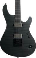 Mayones Regius 6 4Ever, Flame Maple 3A, Trans Black Satin, Black Limba Body #RP2409341