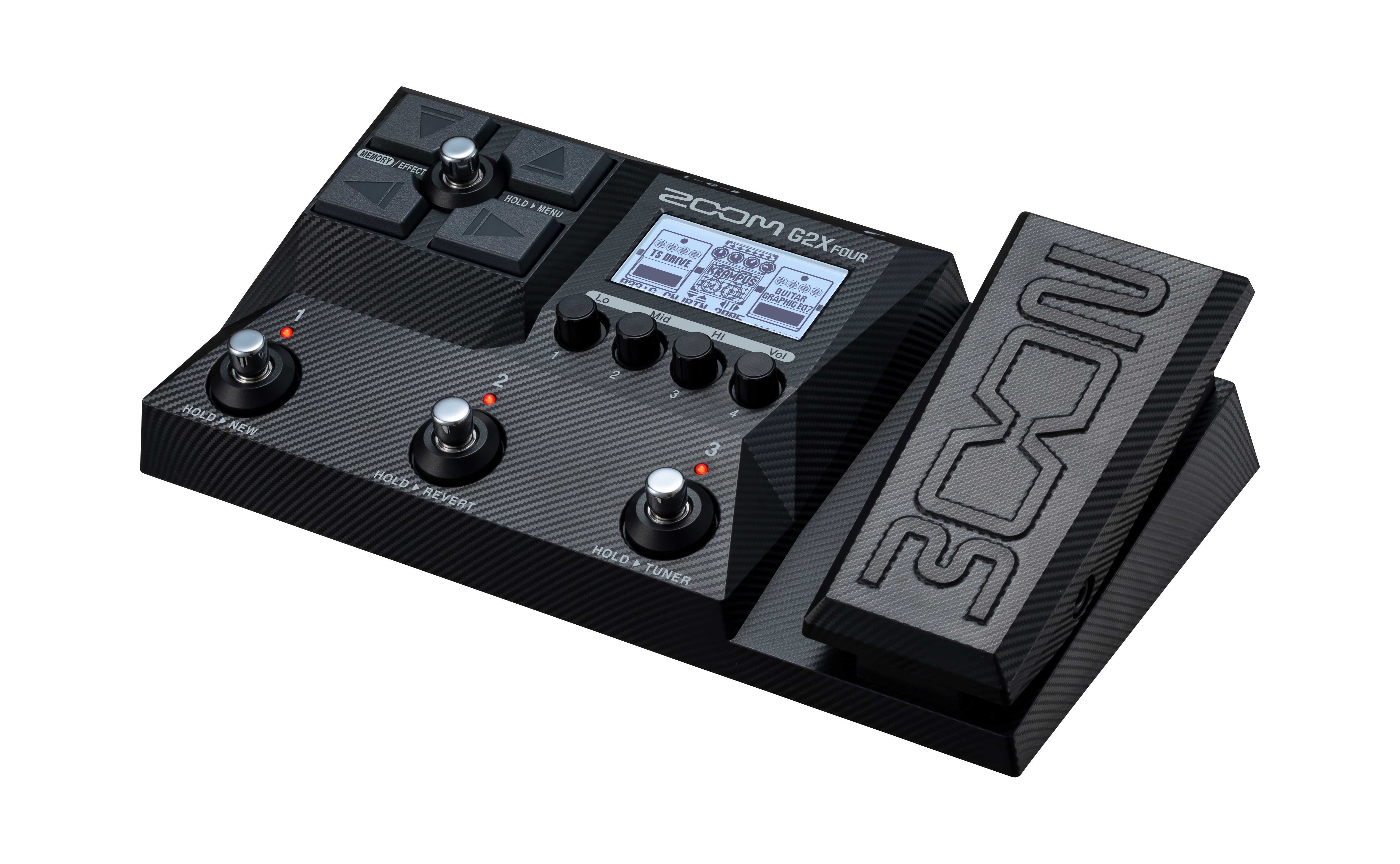 Zoom G2X Four Guitar Multi-Effects Pedal with Expression Pedal