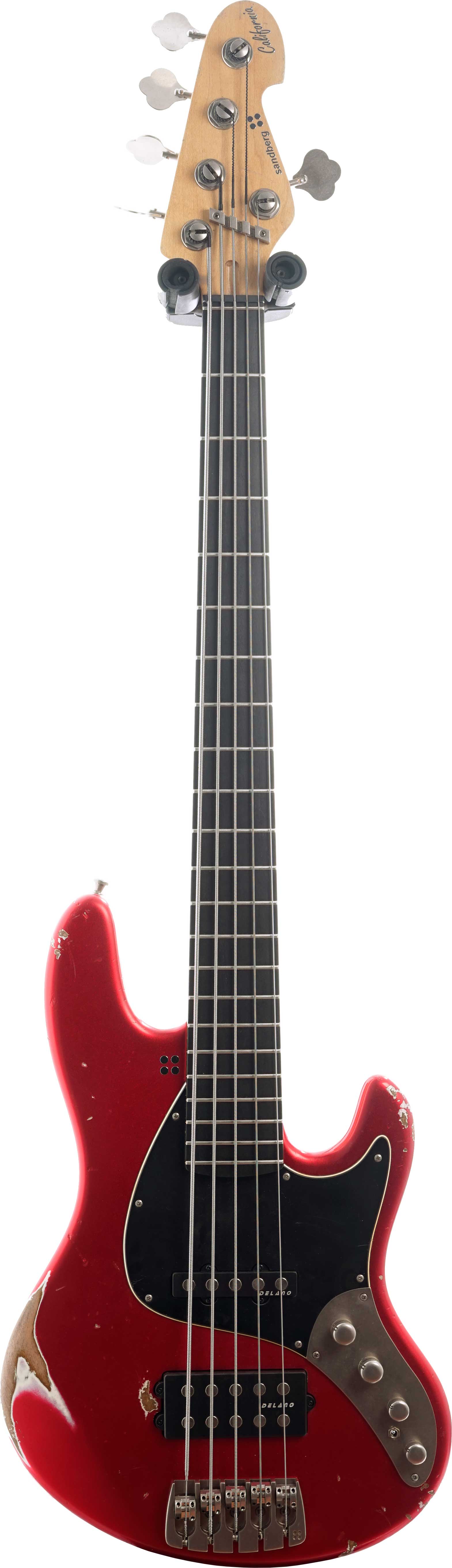 Sandberg California II TM Hardcore Aged Metallic Red Ebony Fingerboard #43898