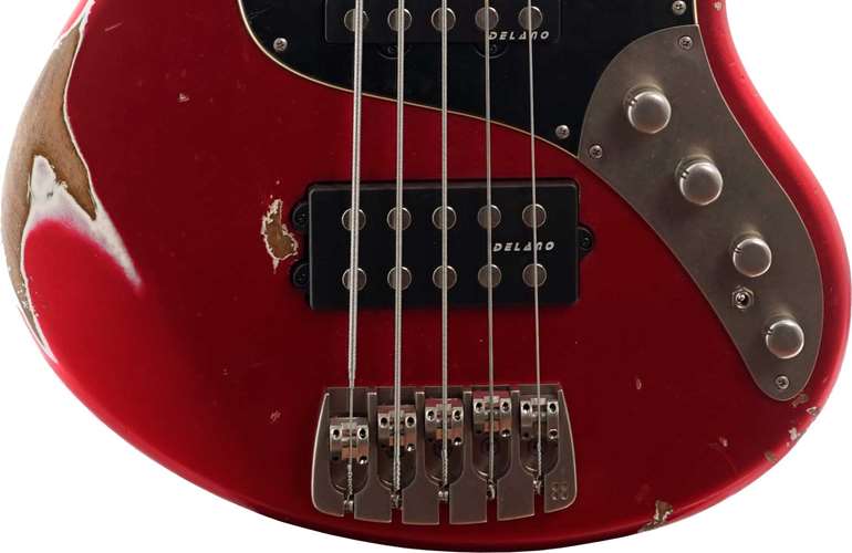 Sandberg California II TM Hardcore Aged Metallic Red Ebony Fingerboard #43898 Sandberg California II TM Hardcore Aged Metallic Red Ebony Fingerboard #43898