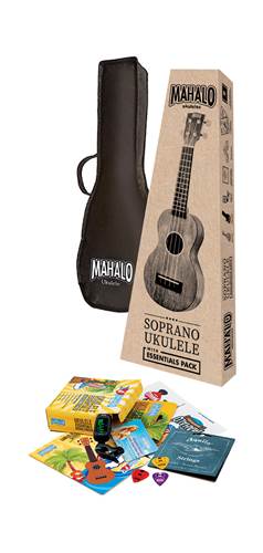 Mahalo Ukulele Pack 2515 Soprano Ukulele Java MJ1TBR Mahogany Finish Mahalo Ukulele Pack 2515 Soprano Ukulele Java MJ1TBR Mahogany Finish