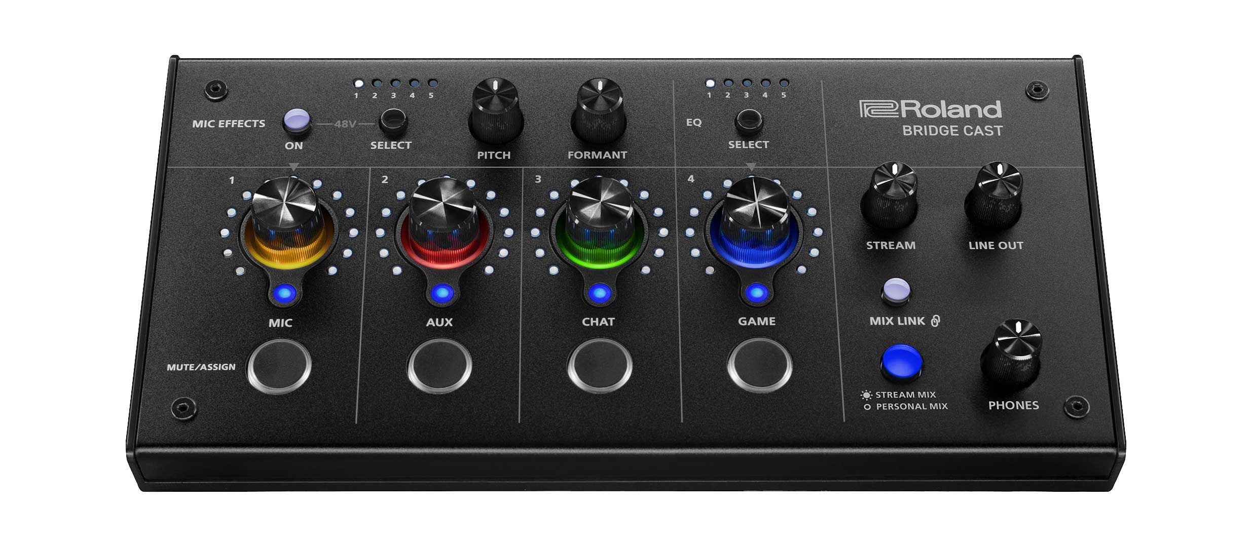 Roland Bridge Cast Dual Bus Gaming Audio Mixer | guitarguitar