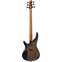 Ibanez SRC6MS Black Stained Burst Low Gloss Back View