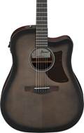 Ibanez AAD50CE Transparent Charcoal Burst Low Gloss