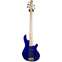 Lakland Skyline 55-02 Deluxe Trans Blue Maple Fingerboard Front View