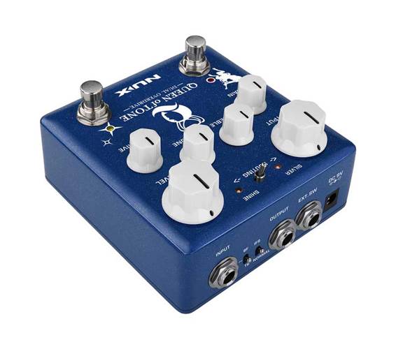 NUX Queen of Tone Dual Stacked Overdrive Pedal NUX Queen of Tone Dual Stacked Overdrive Pedal