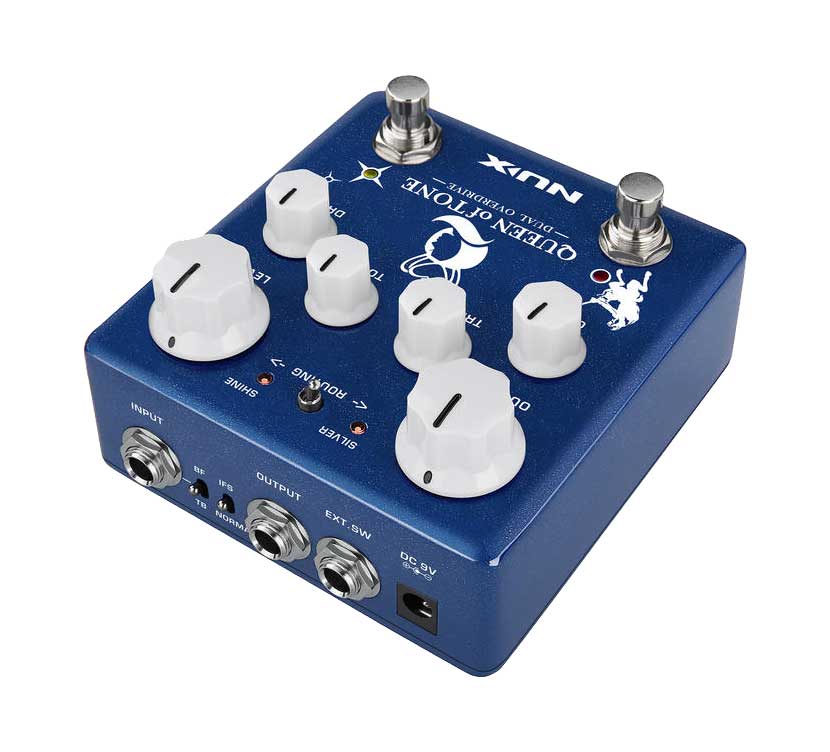 NUX Queen of Tone Dual Stacked Overdrive Pedal | guitarguitar