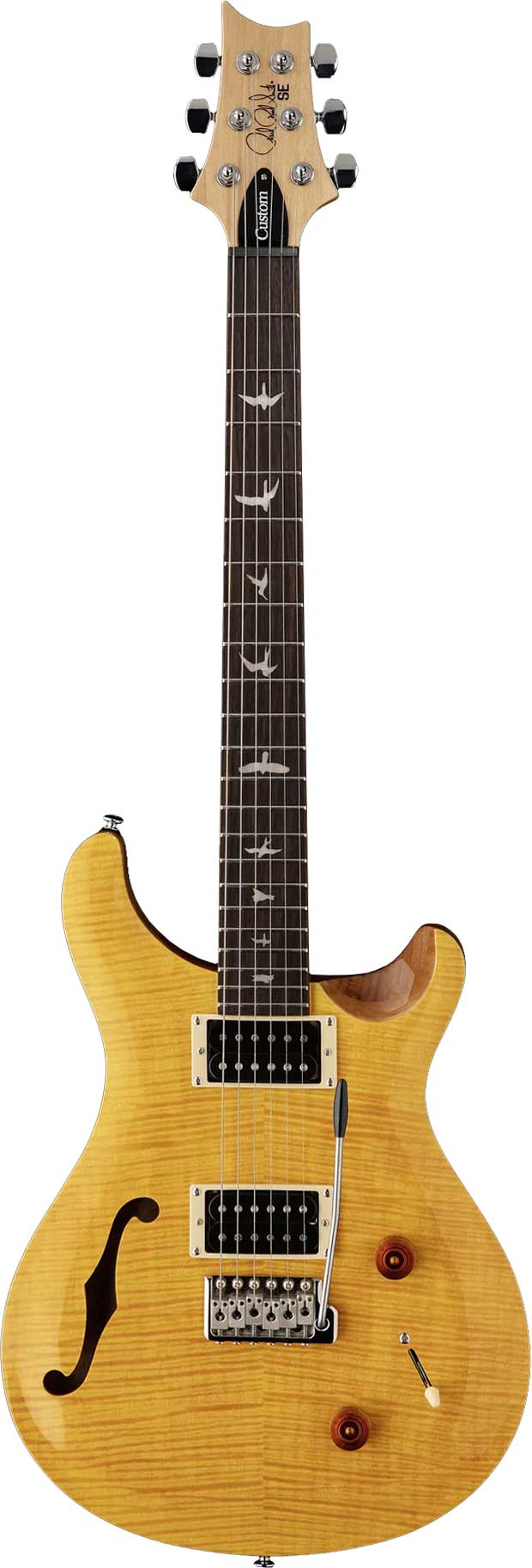 PRS SE Custom 22 Semi-Hollow Santana Yellow