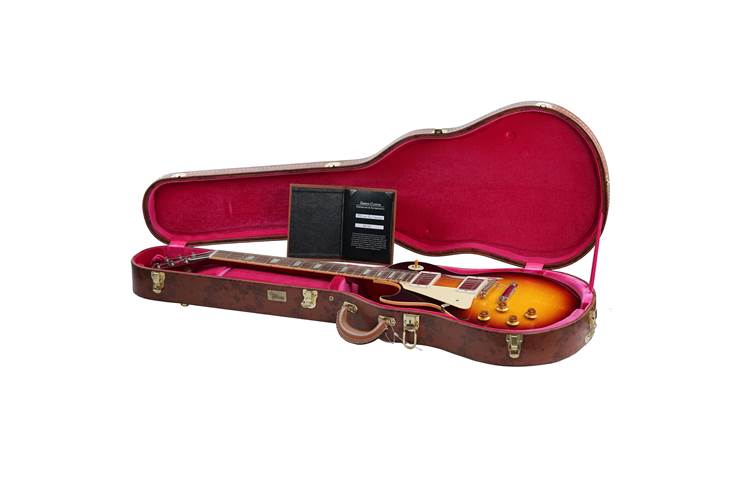 Gibson Custom Shop 1958 Les Paul Standard Reissue VOS Bourbon Burst Left Handed #841281 Gibson Custom Shop 1958 Les Paul Standard Reissue VOS Bourbon Burst Left Handed #841281