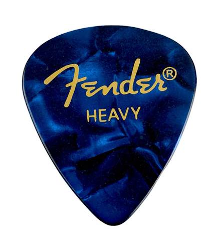 Fender Premium Celluloid 351 Shape Picks Heavy 12 Pack