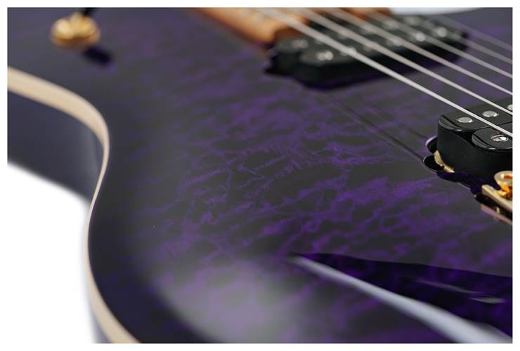 EVH Wolfgang Special Quilt Purple Burst EVH Wolfgang Special Quilt Purple Burst