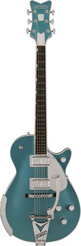 Gretsch G6134T-140 Limited Edition 140th Double Platinum Penguin with String-Thru Bigsby Ebony Fingerboard Two-Tone Stone Platinum/Pure Platinum Gretsch G6134T-140 Limited Edition 140th Double Platinum Penguin with String-Thru Bigsby Ebony Fingerboard Two-Tone Stone Platinum/Pure Platinum