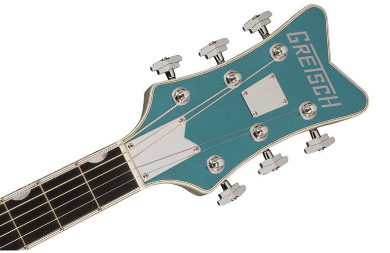 Gretsch G6134T-140 Limited Edition 140th Double Platinum Penguin with String-Thru Bigsby Ebony Fingerboard Two-Tone Stone Platinum/Pure Platinum Gretsch G6134T-140 Limited Edition 140th Double Platinum Penguin with String-Thru Bigsby Ebony Fingerboard Two-Tone Stone Platinum/Pure Platinum