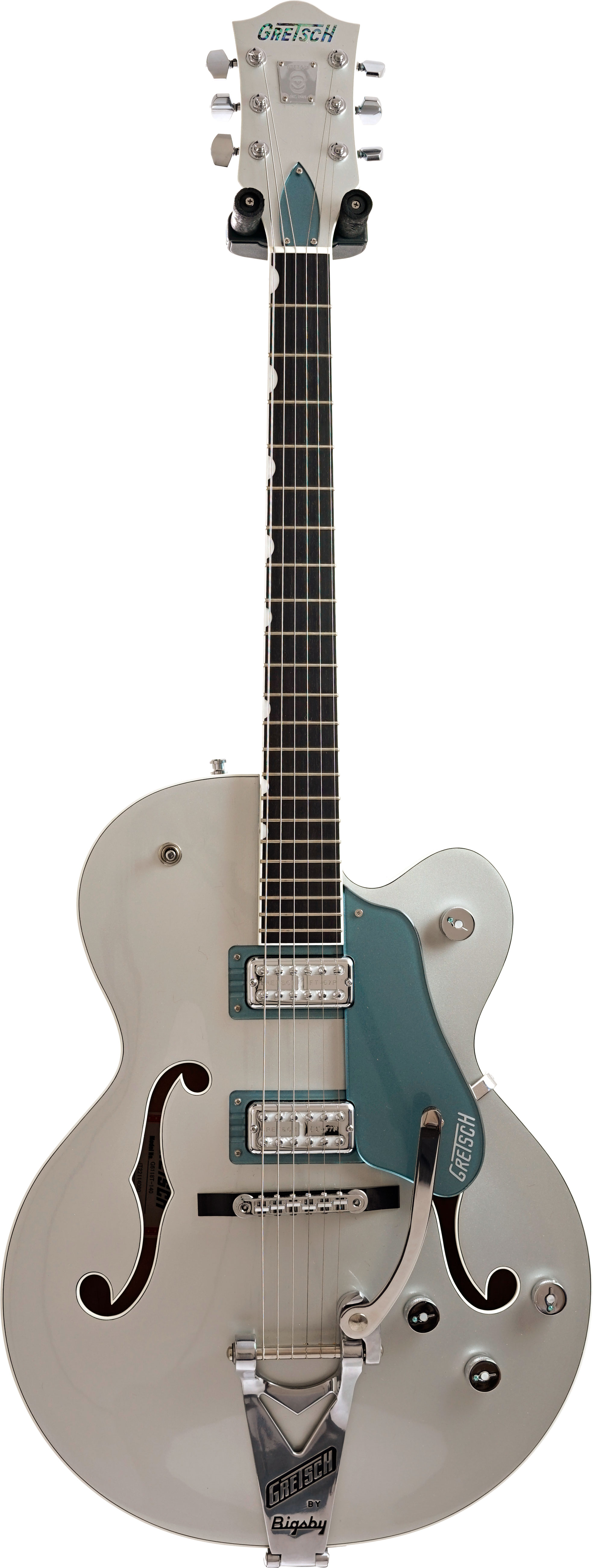 Gretsch Limited Edition G6118T-140 Double Platinum Anniversary Two-Tone Pure Platinum/Stone Platinum (Ex-Demo) #JT22114060