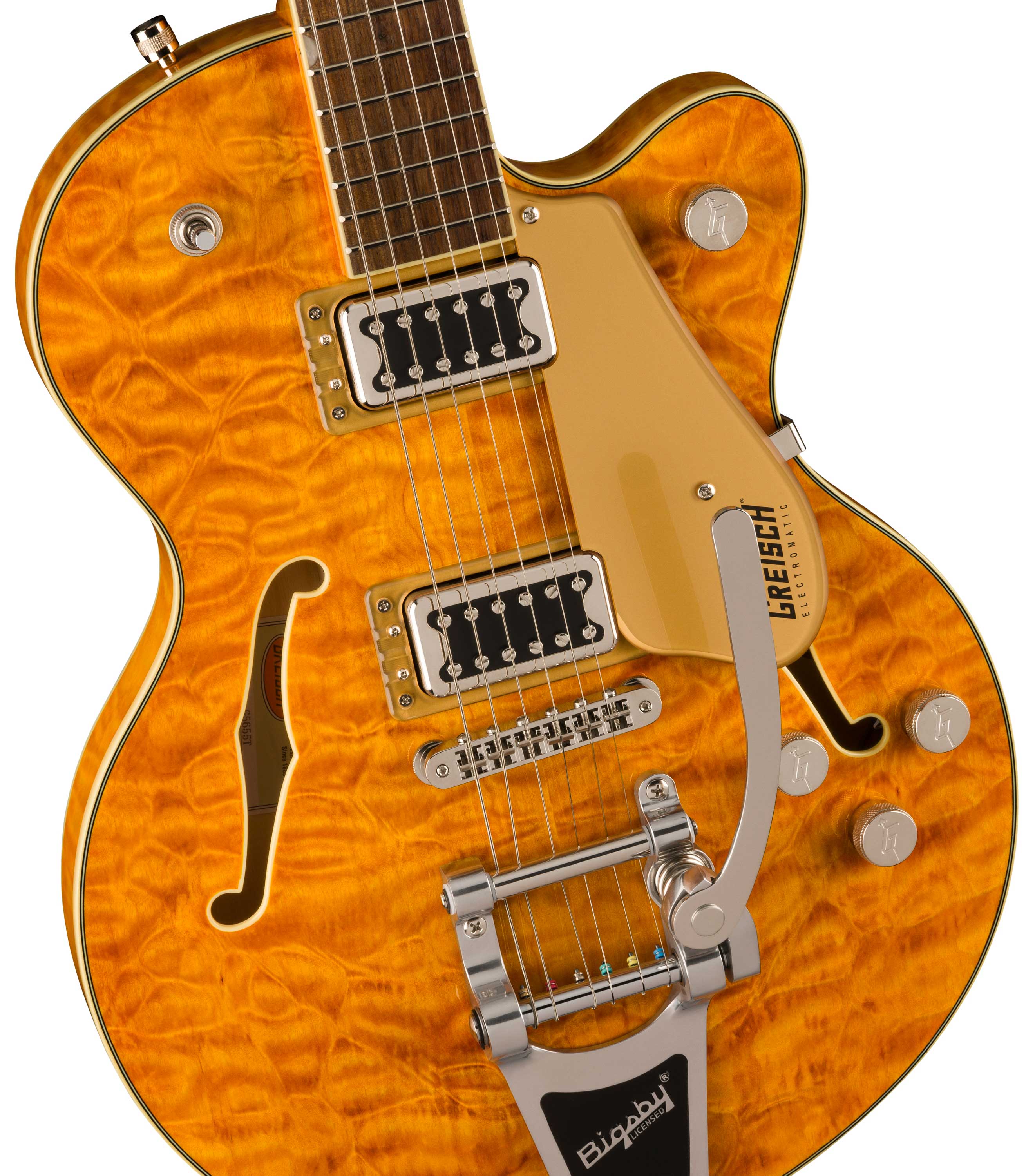 Gretsch G5655T-QM Electromatic Center Block Jr. Single-Cut Quilted Maple with Bigsby Speyside