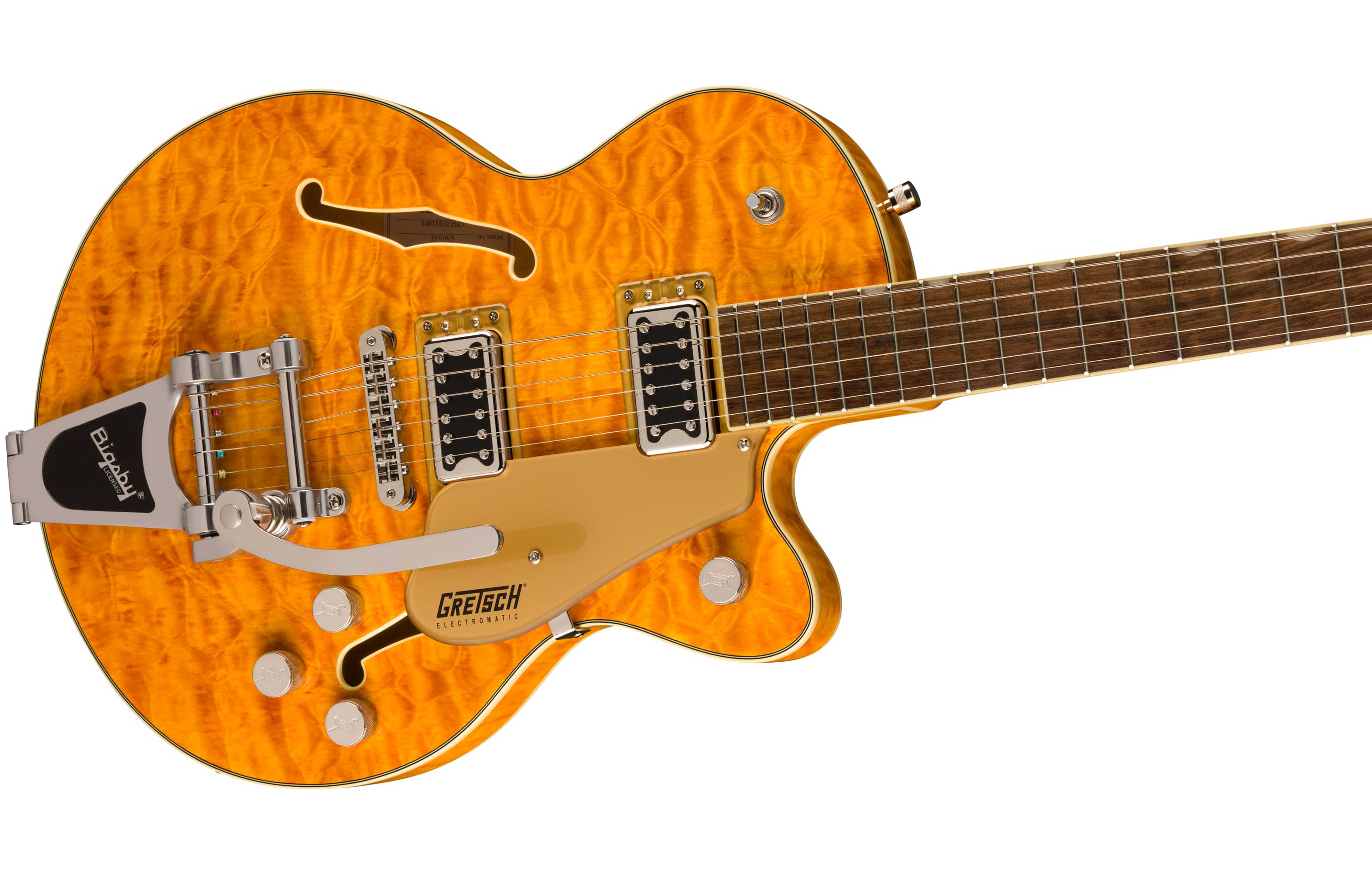 Gretsch G5655T-QM Electromatic Center Block Jr. Single-Cut Quilted Maple with Bigsby Speyside