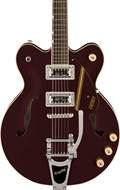 Gretsch G2604T Limited Edition Streamliner Rally II Center Block with Bigsby Laurel Fingerboard Two-Tone Oxblood/Walnut Stain
