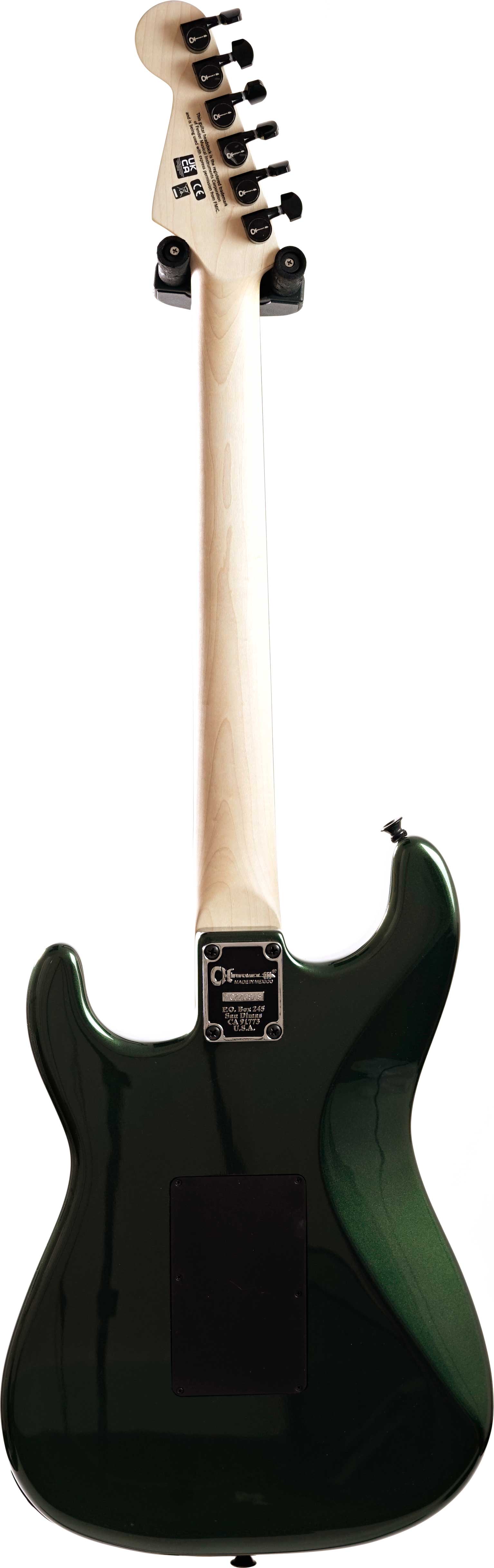 Charvel Pro-Mod So-Cal Style 1 HSS FR E Ebony Fingerboard Lambo Green (Ex-Demo) #MC226918