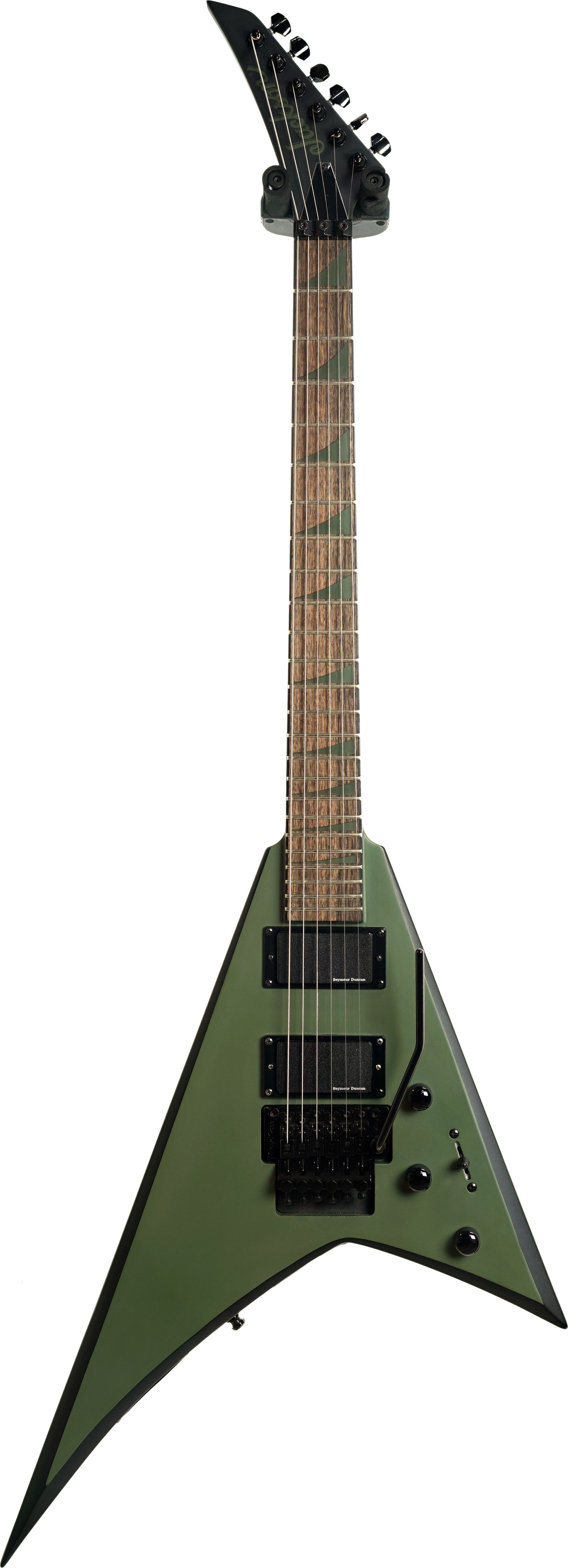 Jackson X Series Rhoads RRX24 Matte Army Drab with Black Bevels (Ex ...
