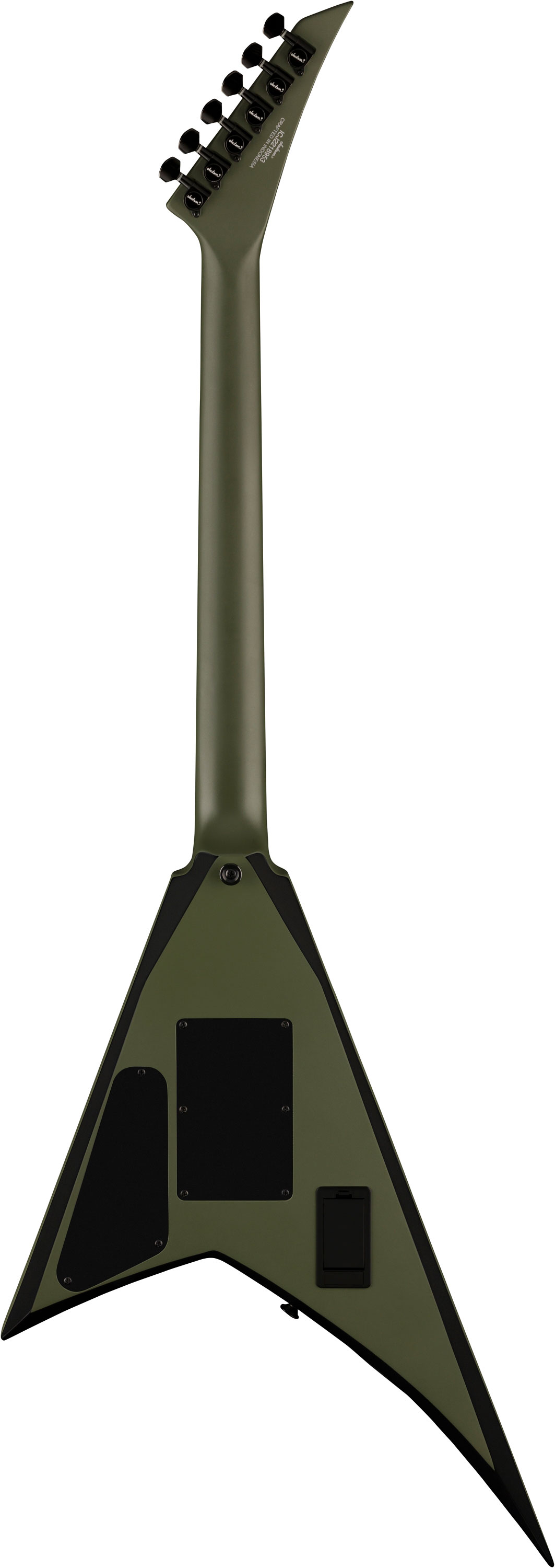 Jackson X Series Rhoads RRX24 Matte Army Drab with Black Bevels
