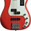 Fender Player Plus P Bass Maple Fingerboard Fiesta Red (Ex-Demo) #MX23013250 