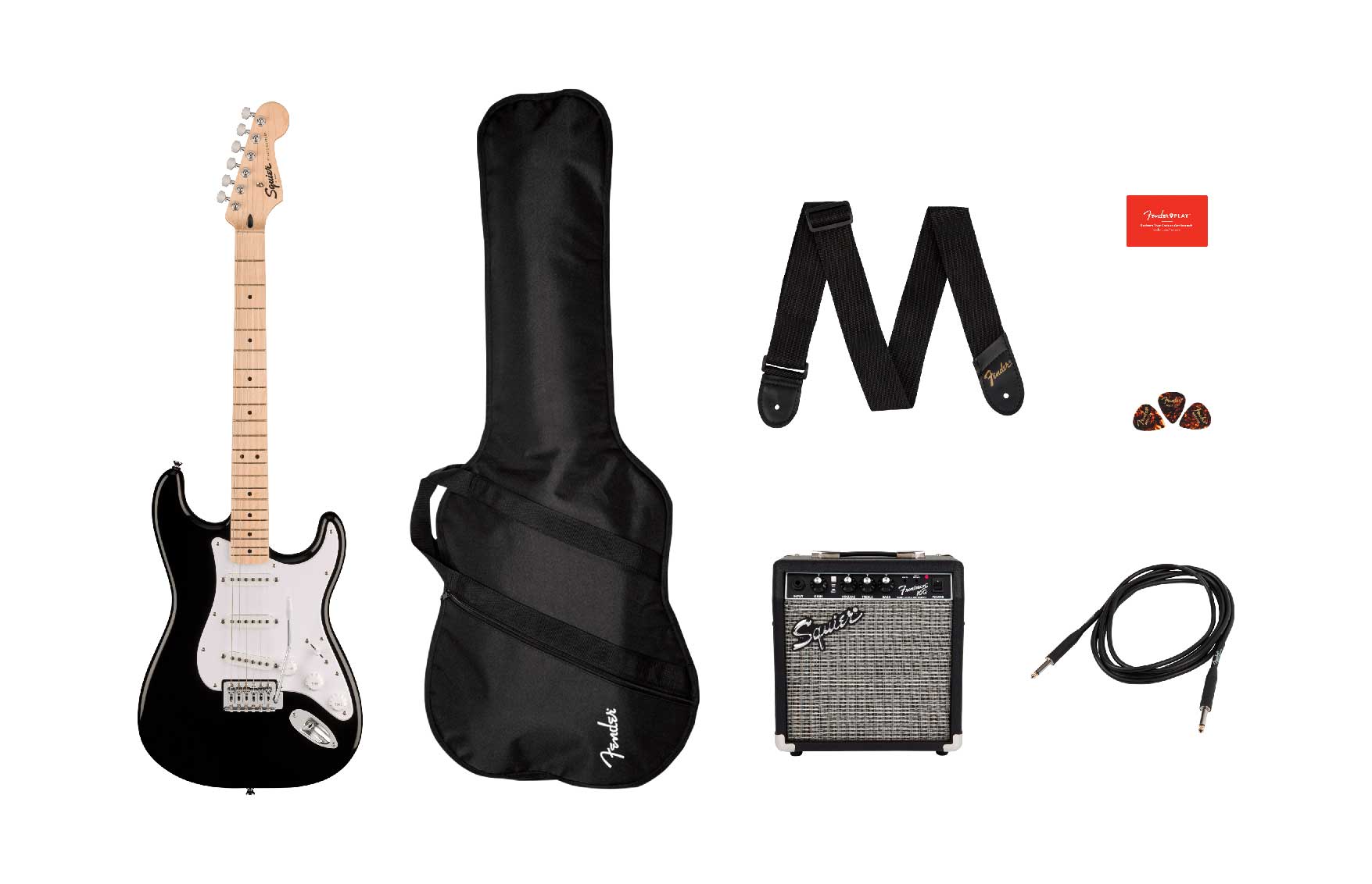 Squier Sonic Stratocaster Pack Black