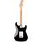 Squier Sonic Stratocaster Black Maple Fingerboard Left Handed Back View