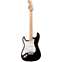 Squier Sonic Stratocaster Black Maple Fingerboard Left Handed Front View