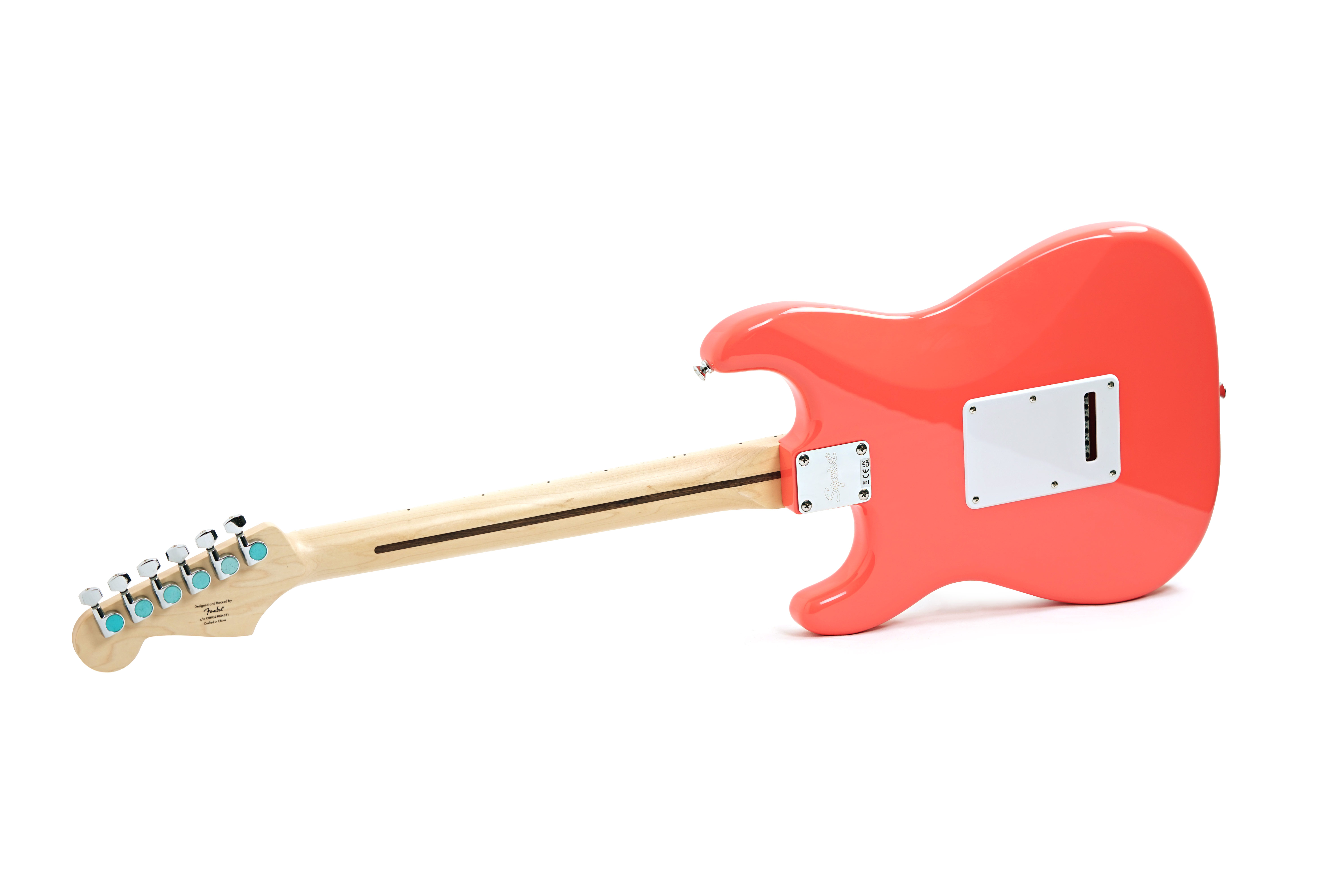 Squier Sonic Strat HSS Maple Fingerboard Tahitian Coral (Ex-Demo) #CRNG24034381