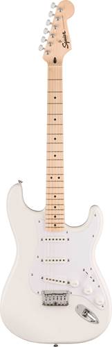 Squier Sonic Stratocaster Hardtail Artic White Maple Fingerboard