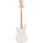 Squier Sonic Bronco Short Scale Bass Arctic White Maple Fingerboard Back View
