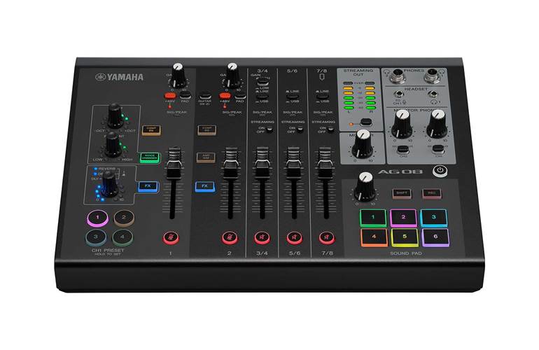 Yamaha AG08 Streaming Station Black Yamaha AG08 Streaming Station Black