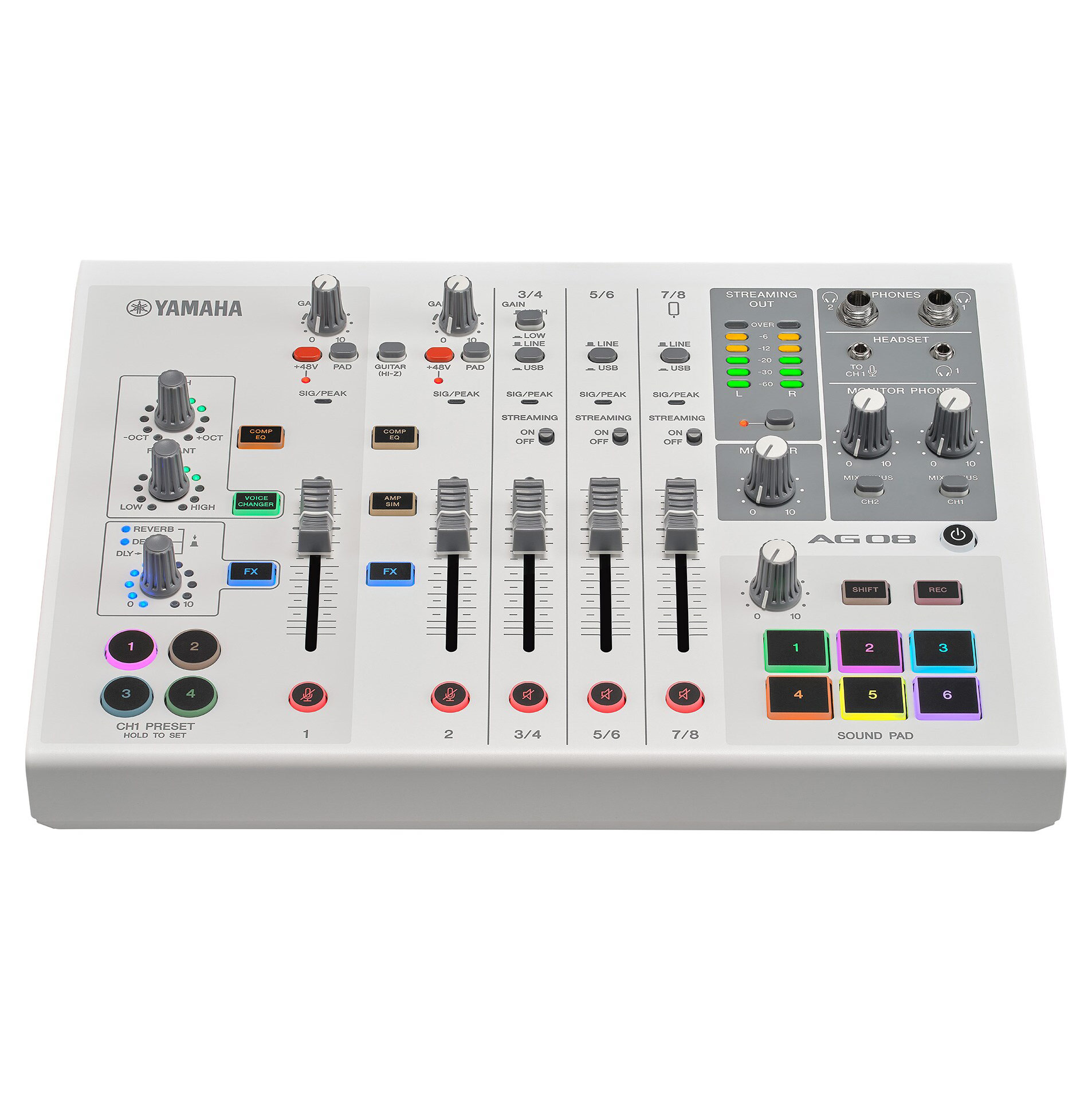 Yamaha AG08 Streaming Station White (Nearly New) #21EGDH01019