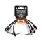 MXR 6 Inch Ribbon Patch Cable - 3 Pack Front View