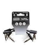 MXR 3 Inch TRS Ribbon Patch Cable - 3 Pack