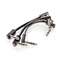 MXR 3 Inch TRS Ribbon Patch Cable - 3 Pack Front View