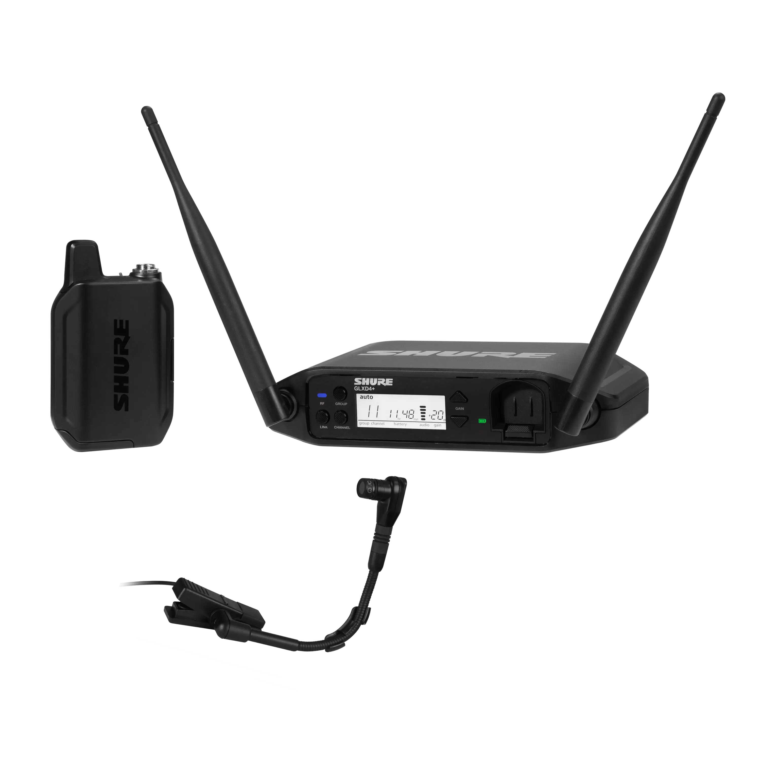 Shure GLXD14 UK B98 Z4 Digital Wireless Instrument System with