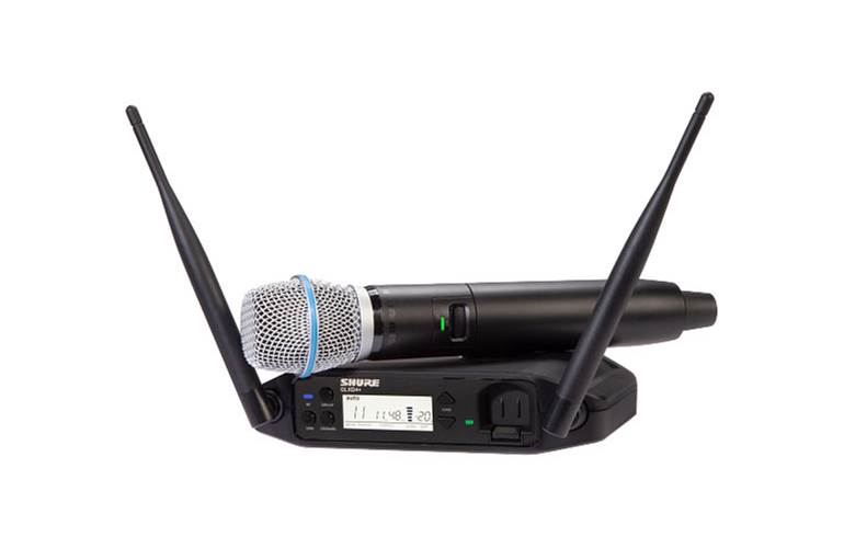 Shure GLXD24+UK/B87A-Z4 Dual Band Handheld System