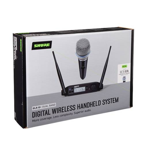 Shure GLXD24+UK/B87A-Z4 Dual Band Handheld System Shure GLXD24+UK/B87A-Z4 Dual Band Handheld System
