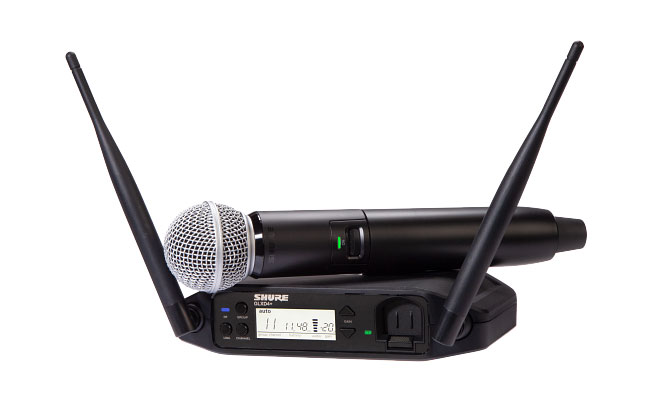 Buy the Shure GLXD24 UK SM58 Z4 Dual Band Handheld System