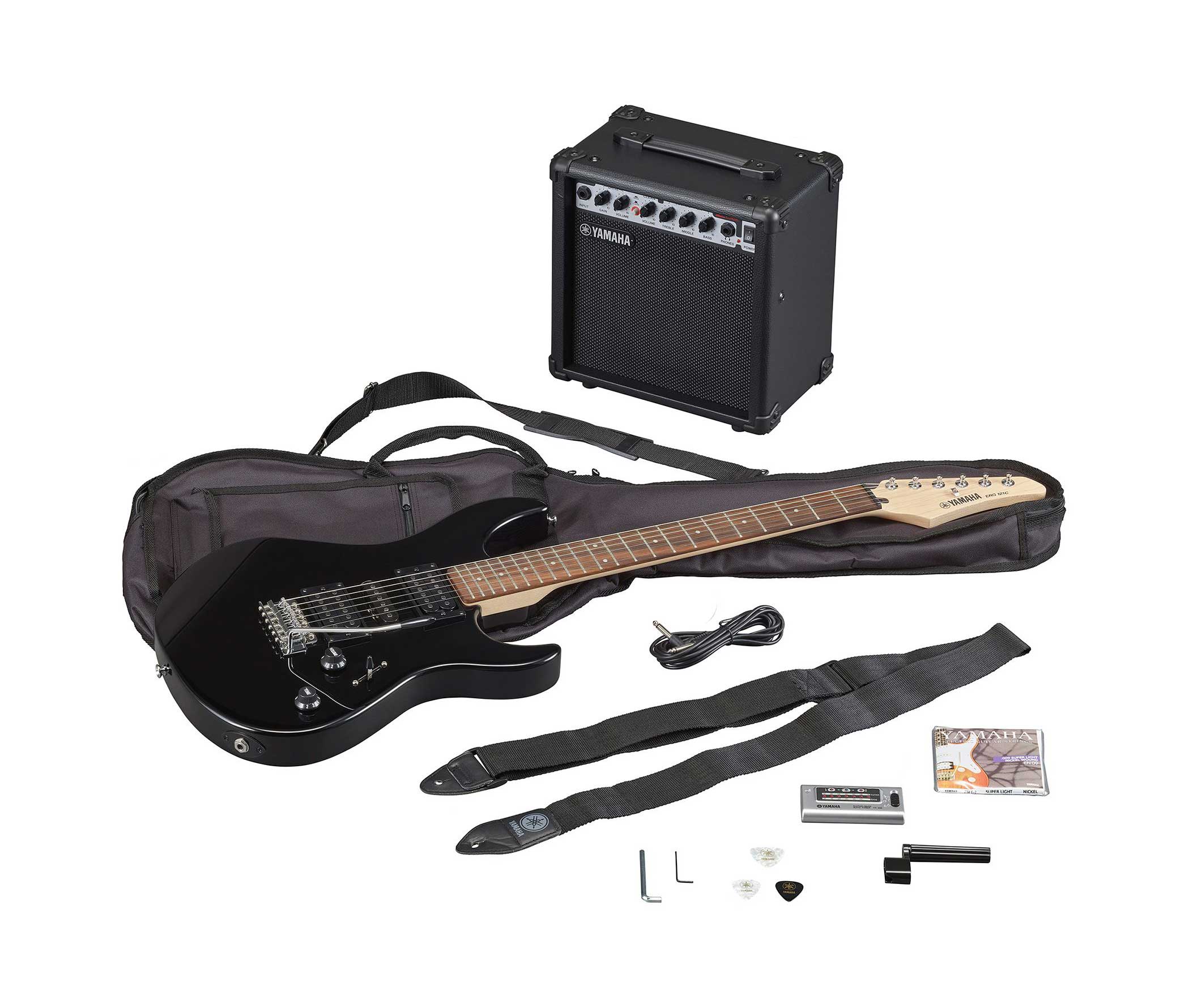 Yamaha ERG121GPII Electric Guitar Pack Black guitarguitar